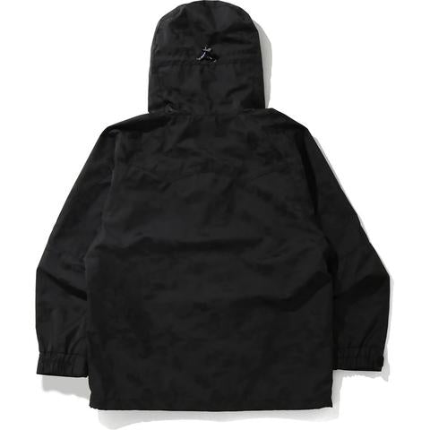 BAPE JACQUARD SNOWBOARD JACKET MENS BLACK