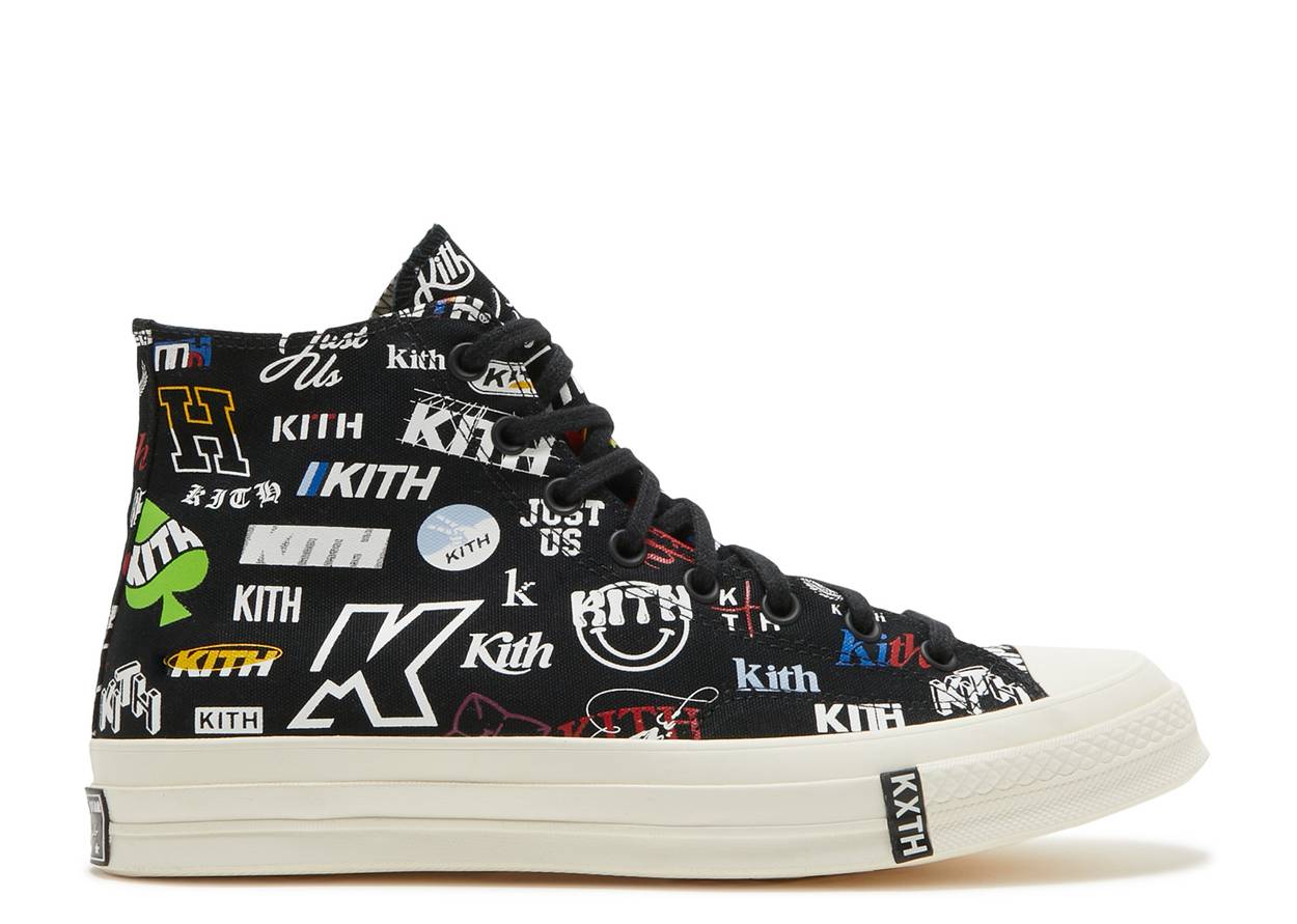 CONVERSE CHUCK 70 HIGH X KITH '10TH ANNIVERSARY - BLACK'