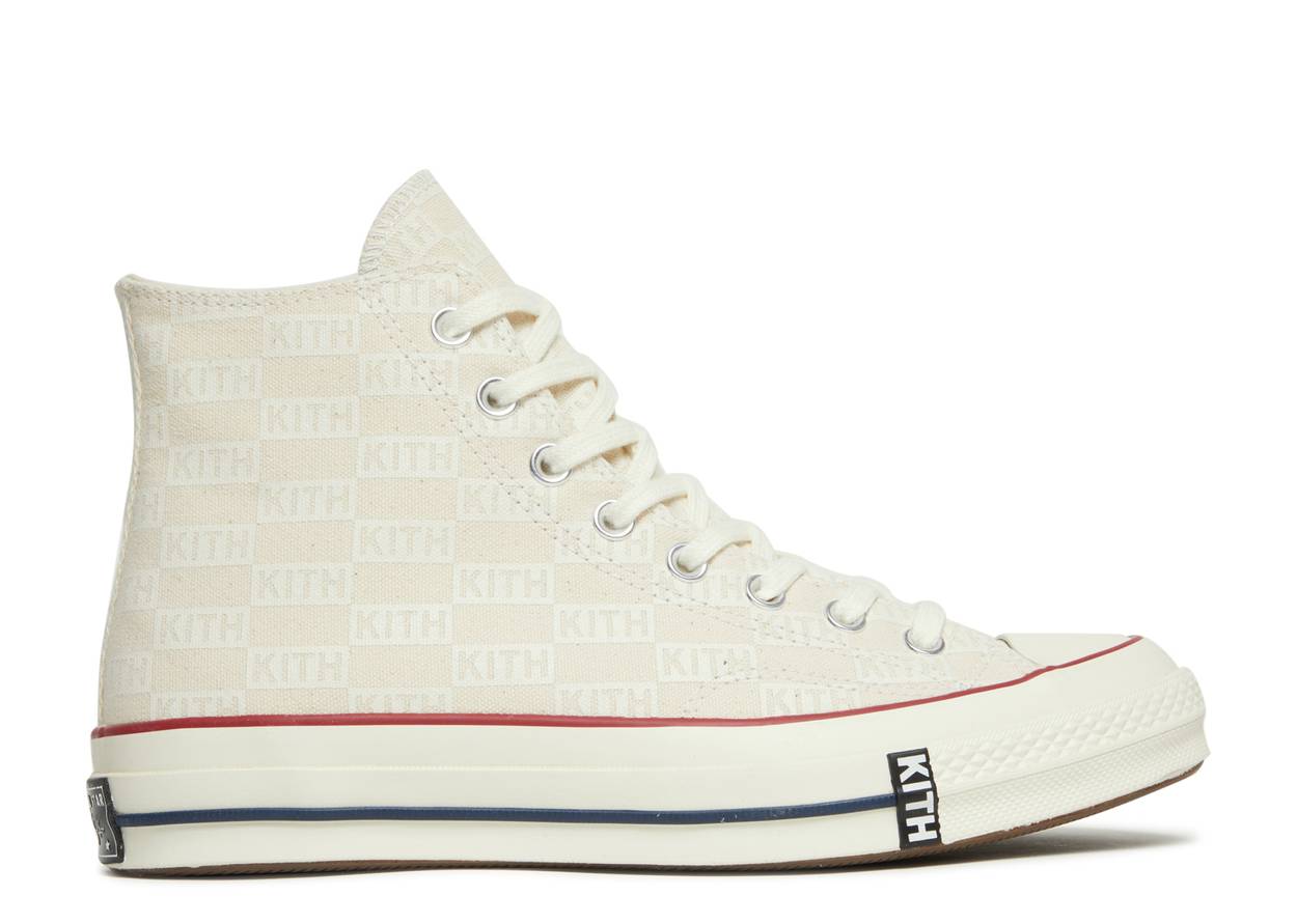 CONVERSE CHUCK 70 HI X KITH 'WHITE MONOGRAM'