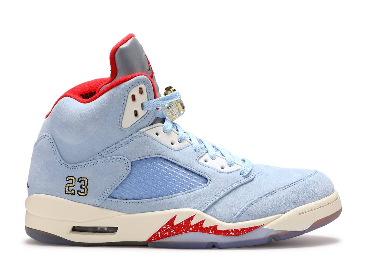 AIR JORDAN 5 RETRO X TROPHY ROOM 'ICE BLUE'