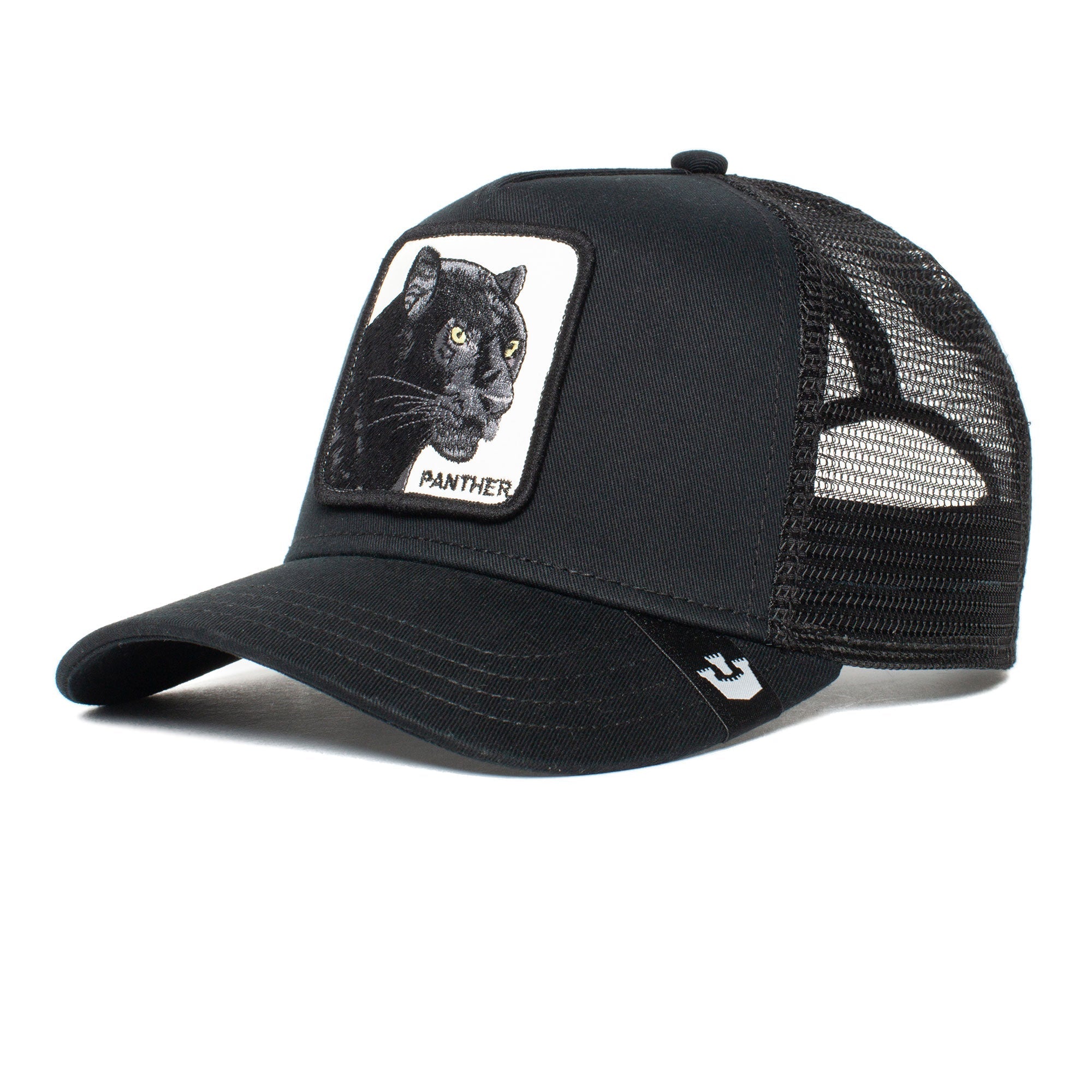 Panther Trucker Cap - Black