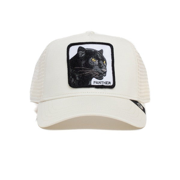 Panther Trucker Cap - White