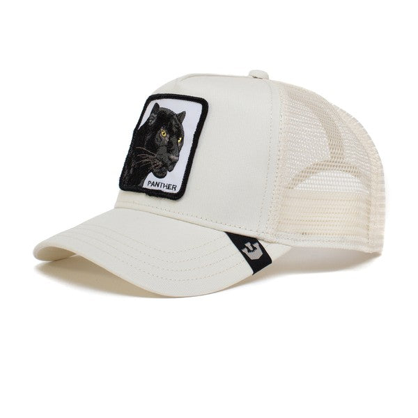 Panther Trucker Cap - White