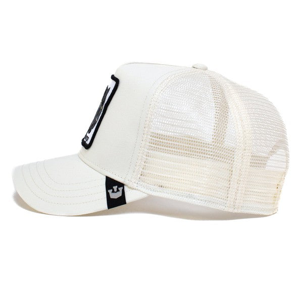 Panther Trucker Cap - White