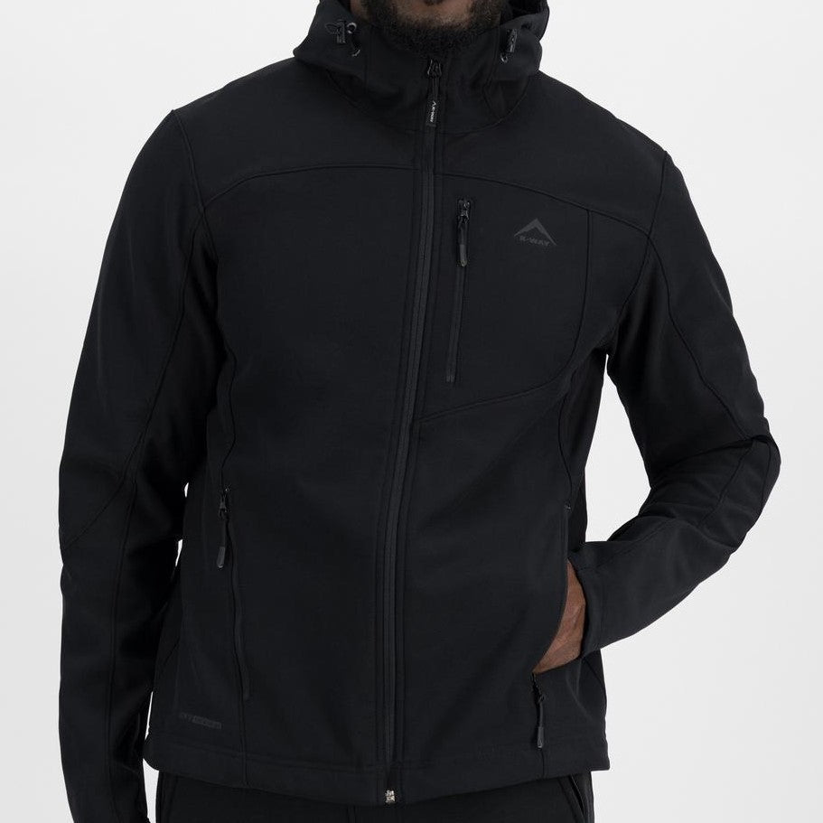 K-WAY MEN'S APEX SOFTSHELL HOODIE