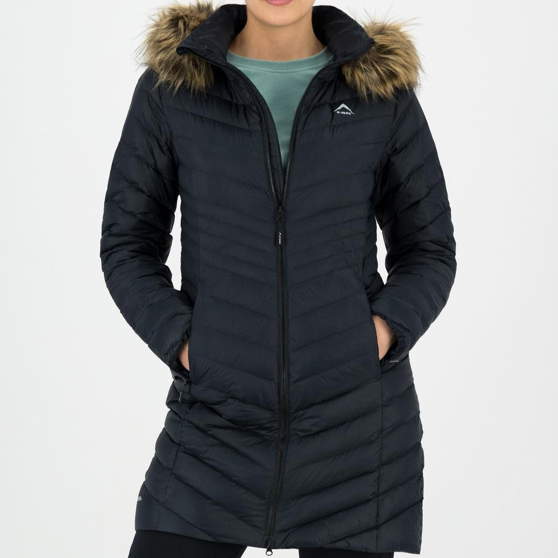 K-WAY WOMEN’S YALA DOWN PUFFER COAT