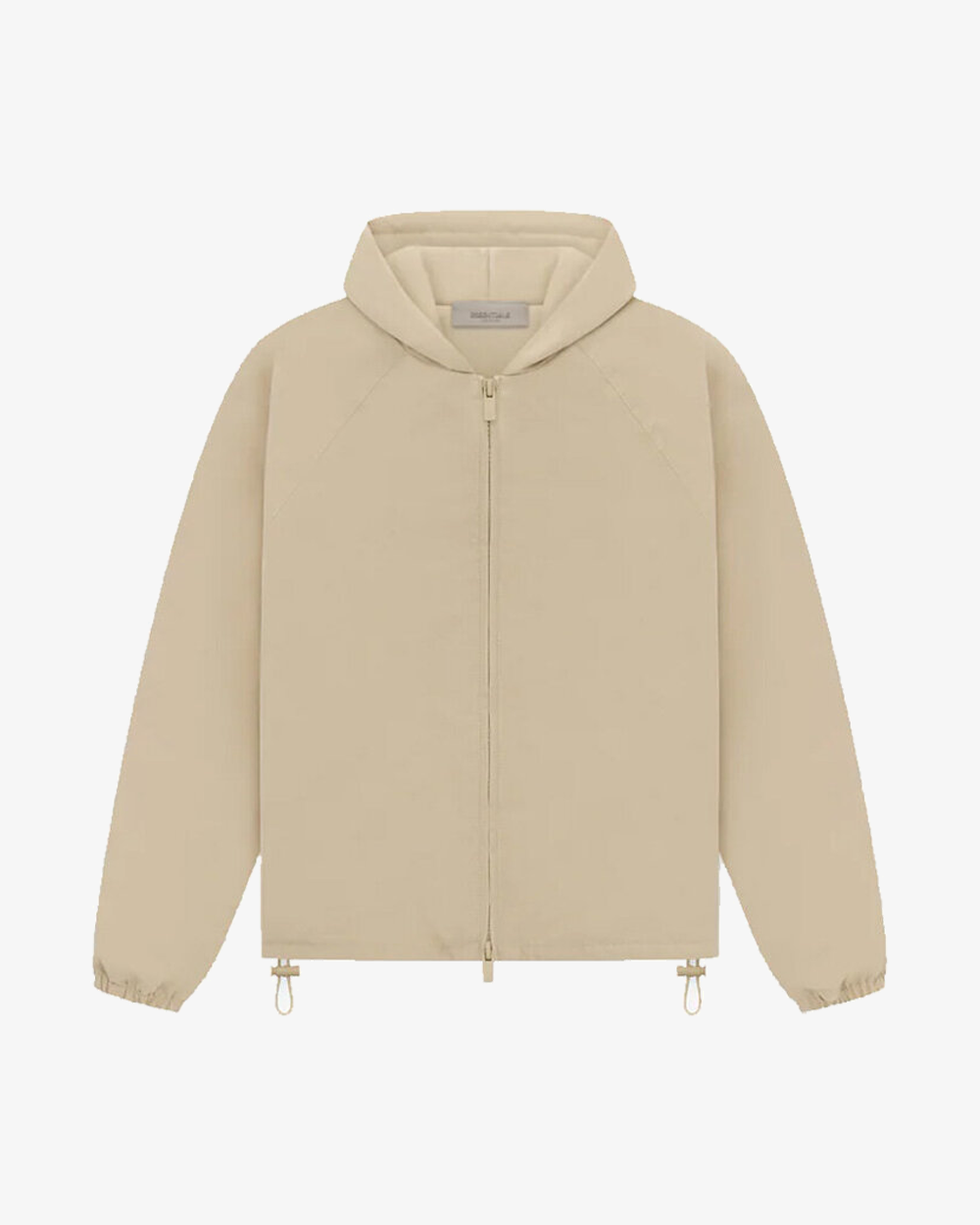 FOG ESSENTIALS SS23 SILICON TWILL SAND FULL ZIP JACKET KIDS