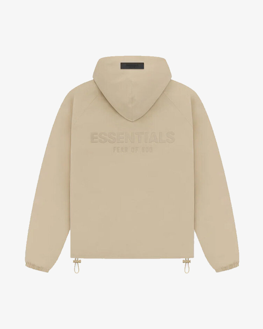 FOG ESSENTIALS SS23 SILICON TWILL SAND FULL ZIP JACKET KIDS