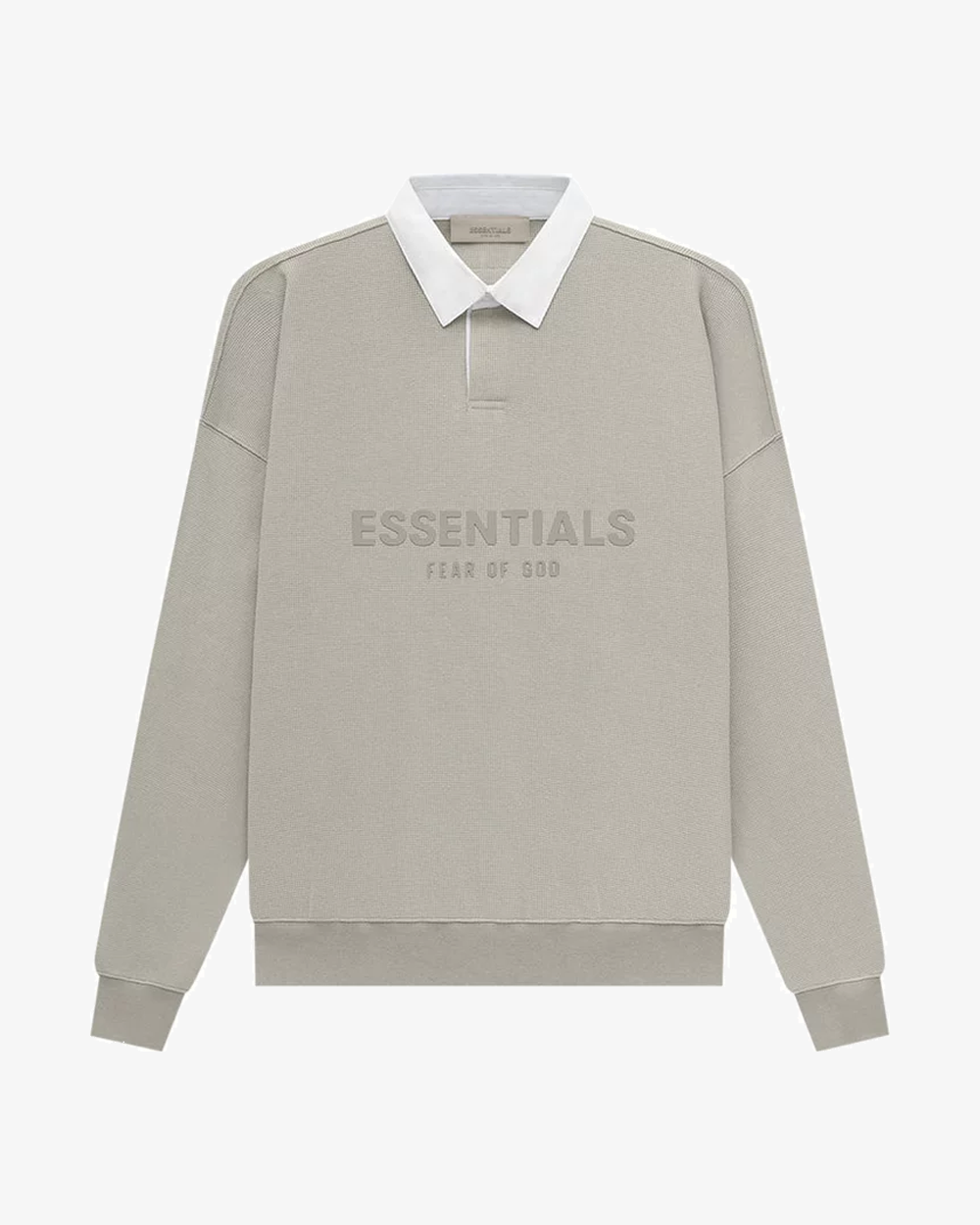 FOG ESSENTIALS SS23 SILICON SEAL WAFFLE BONDED POLO RUGBY CREWNECK