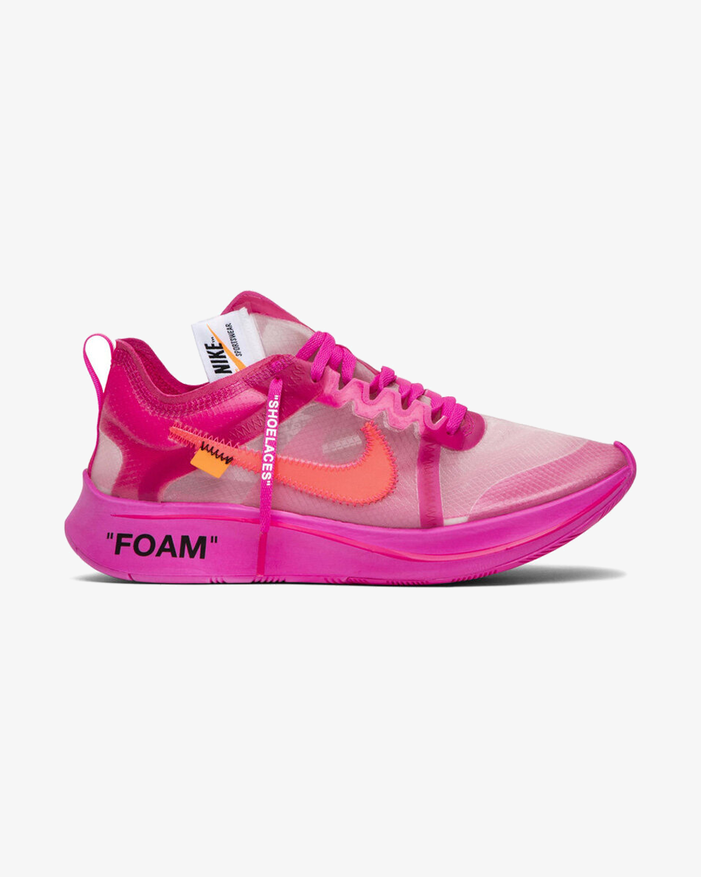 NIKE X OFF WHITE ZOOMFLY 2018 PINK