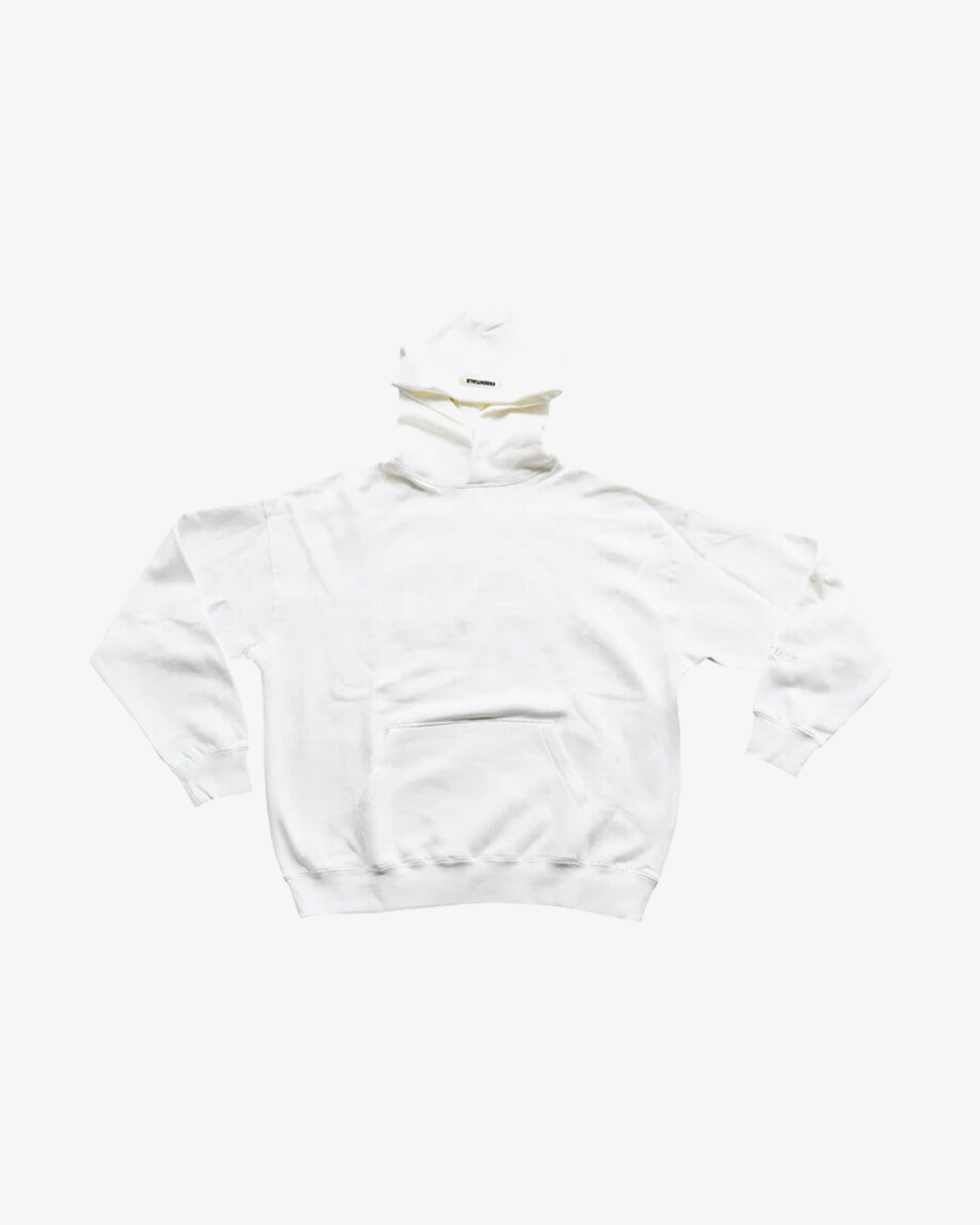 FOG ESSENTIALS LOS ANGELES EXCLUSIVE REFLECTIVE LOGO WHITE HOODIE -