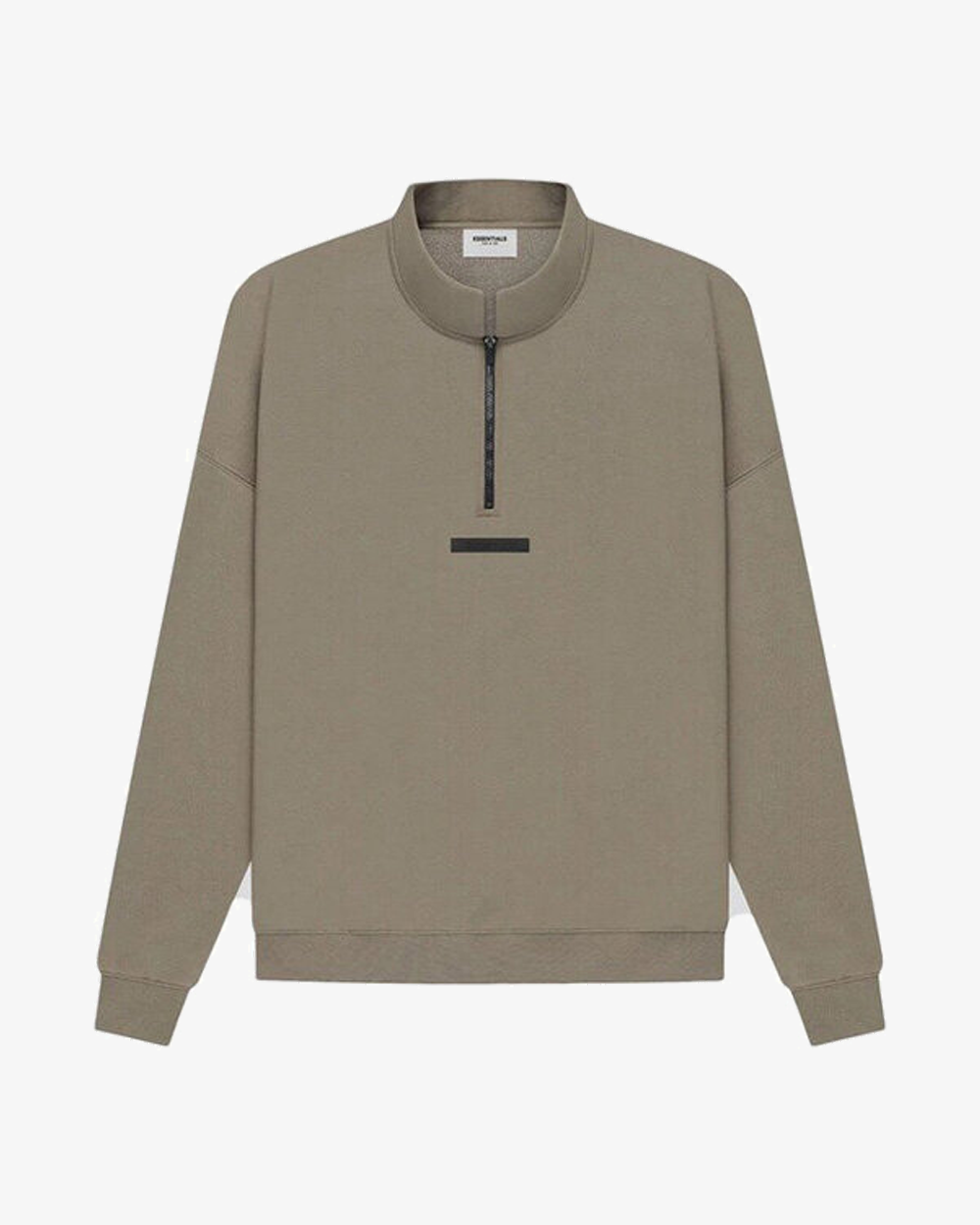 FOG ESSENTIALS SS21 TAUPE HALF ZIP MOCKNECK