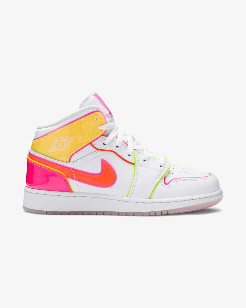 NIKE AIR JORDAN1 MID GS EDGE GLOW