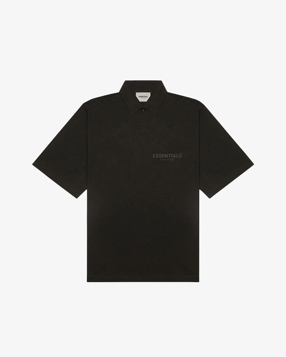 FOG ESSENTIALS SS20 REFLECTIVE BOXY POLO WEATHER BLACK