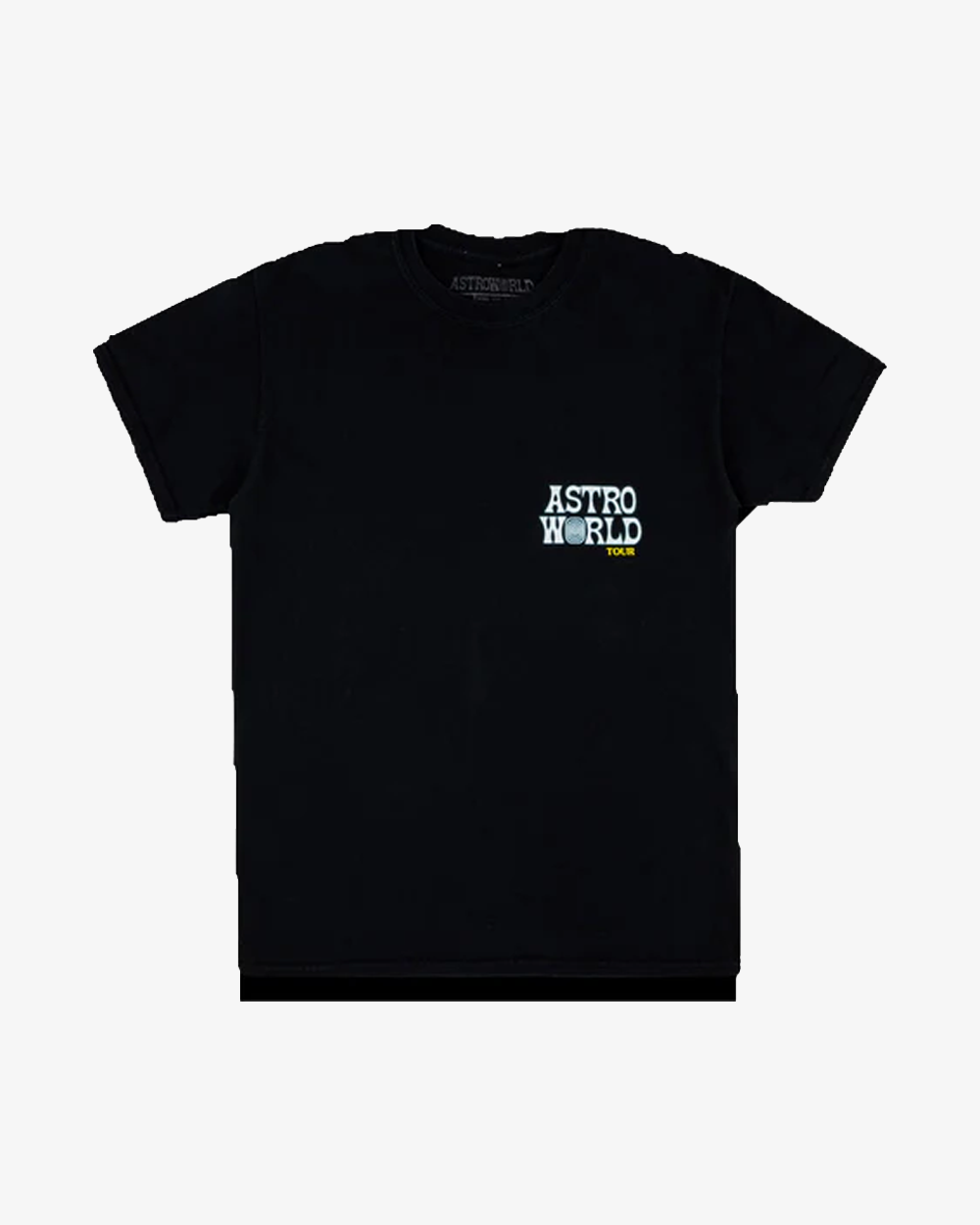 TRAVIS SCOTT ASTROWORLD WISH YOU WERE HERE STAFF BLACK TEE