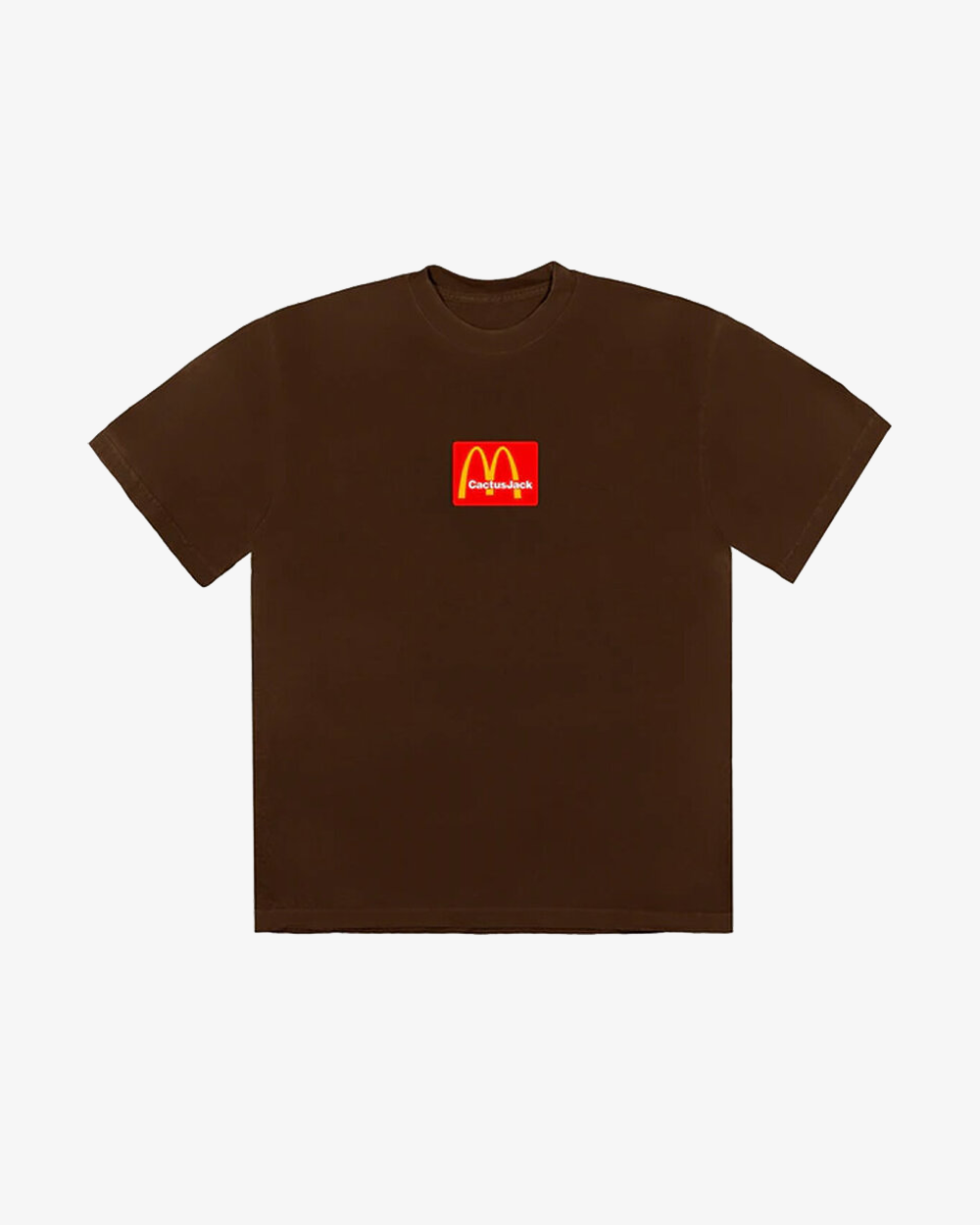 TRAVIS SCOTT X MCDONALDS SESAME 3 TEE BROWN (NEW)