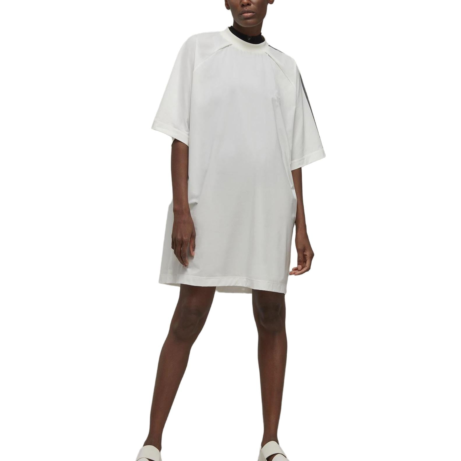 (WMNS) adidas Y-3 3-Stripes T-shirt Dress 'Off White Black' IA1428