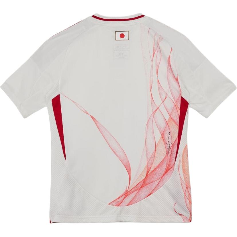 (GS) adidas Japan x Y-3 24 Away Jersey 'White Red' IS8016