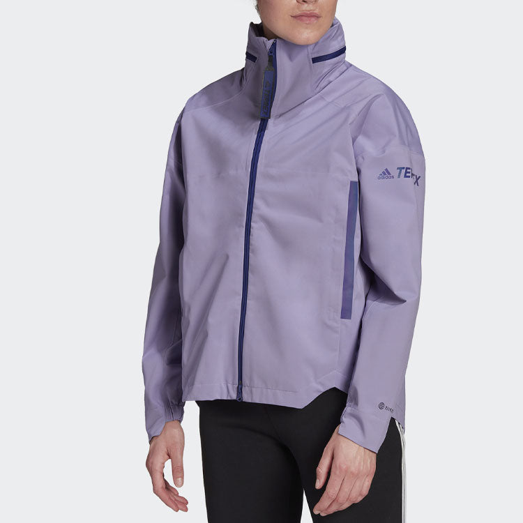 (WMNS) adidas Terrex CT MyShelter Rain.RDY Jacket 'Purple' H65705