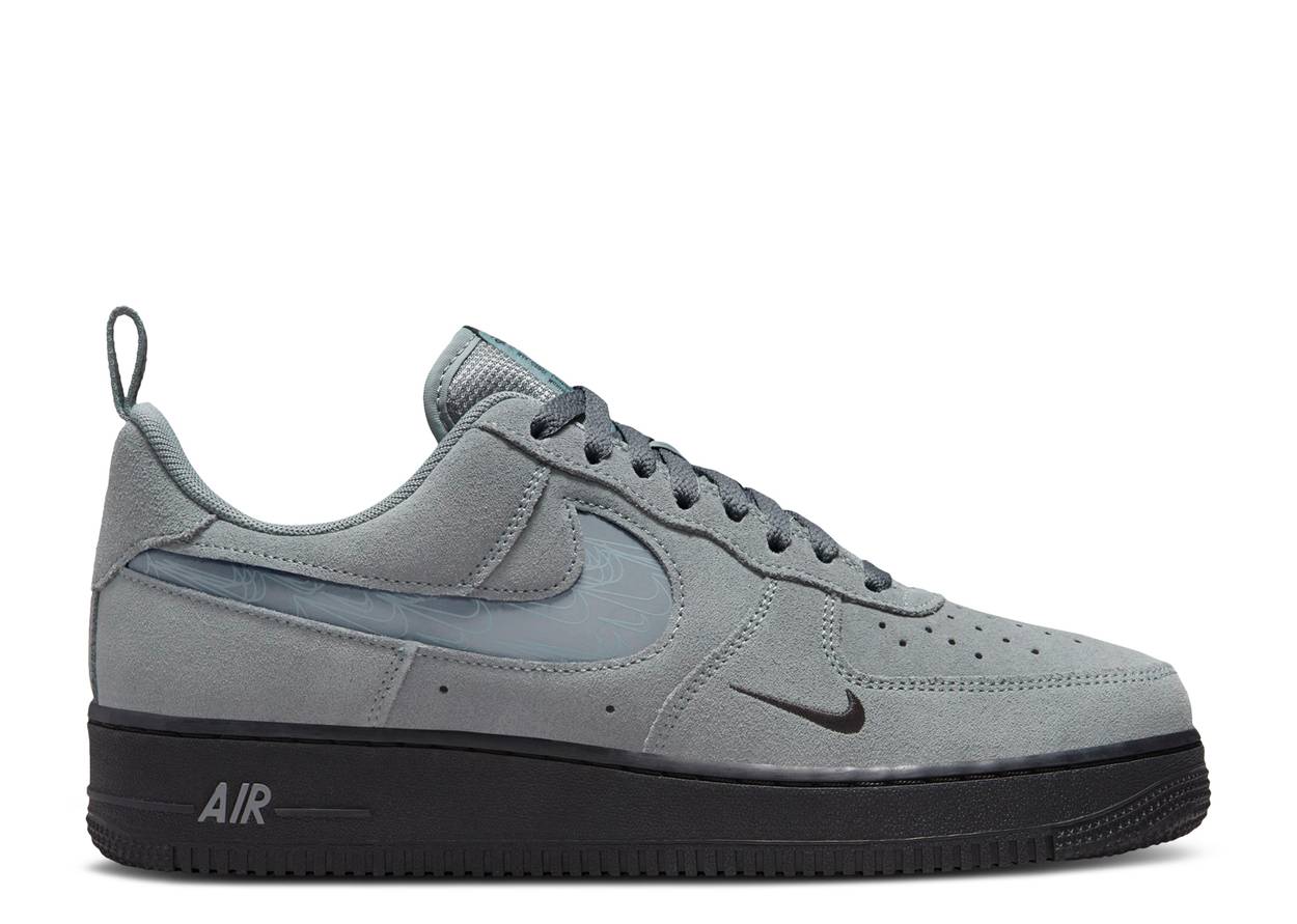 NIKE AIR FORCE 1 '07 LV8 'REFLECTIVE SWOOSH - COOL GREY'