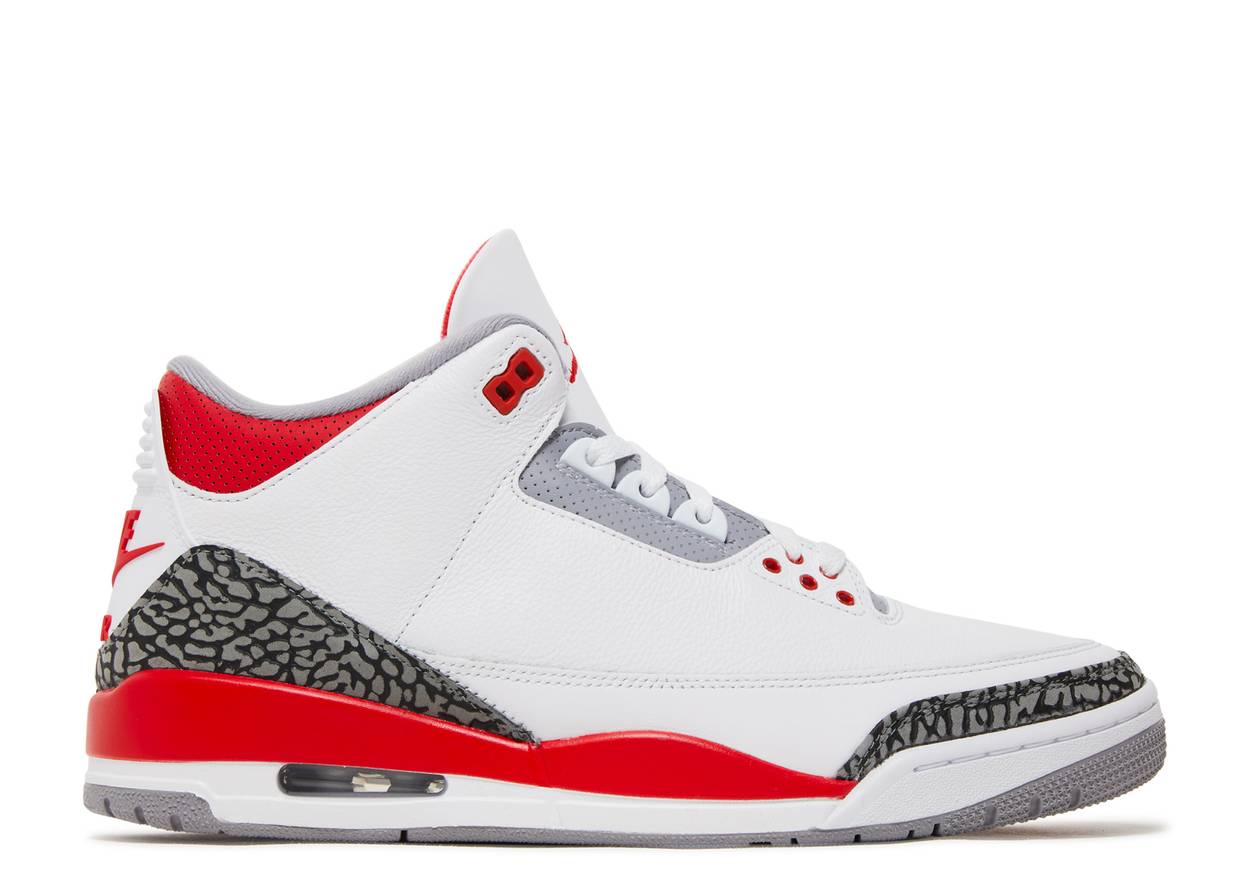 AIR JORDAN 3 RETRO 'FIRE RED' 2022