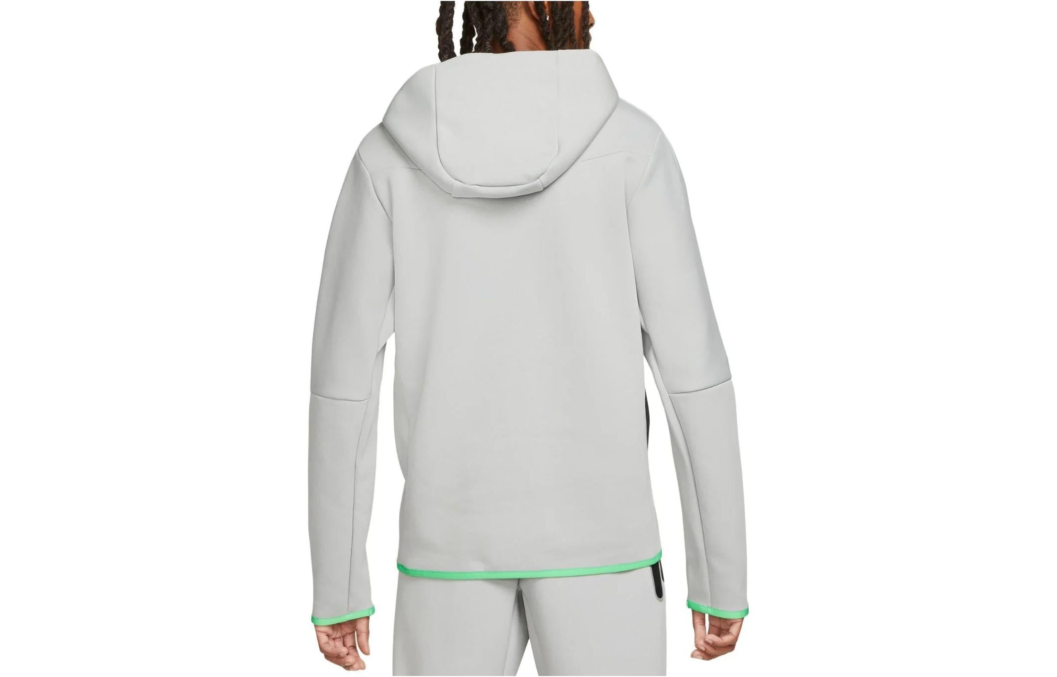 (WMNS) Nike Sportswear Tech Fleece Full-Zip Hoodie 'Light Grey Black' CU4489-078