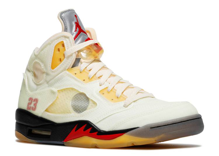 AIR JORDAN 5 X OFF-WHITE SP 'SAIL'