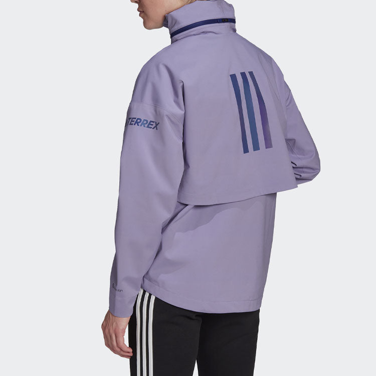 (WMNS) adidas Terrex CT MyShelter Rain.RDY Jacket 'Purple' H65705