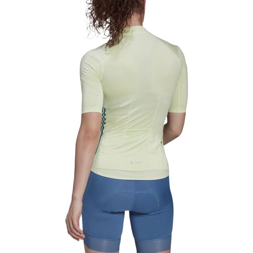 (WMNS) adidas The Short Sleeve Cycling Jersey 'Green' H65313