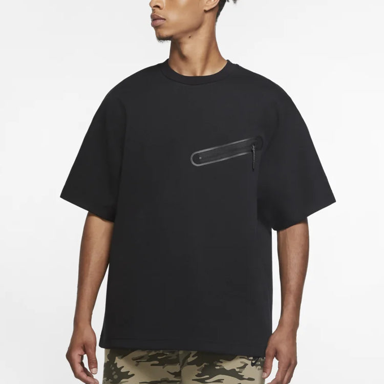 Nike Sportswear NSW TECH FLEECE Short Sleeve Black CZ3504-010