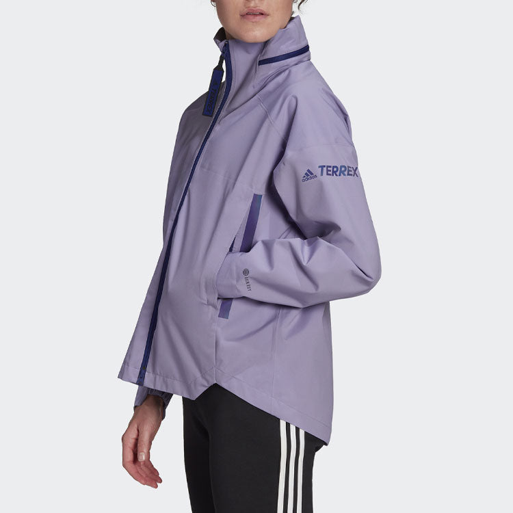 (WMNS) adidas Terrex CT MyShelter Rain.RDY Jacket 'Purple' H65705