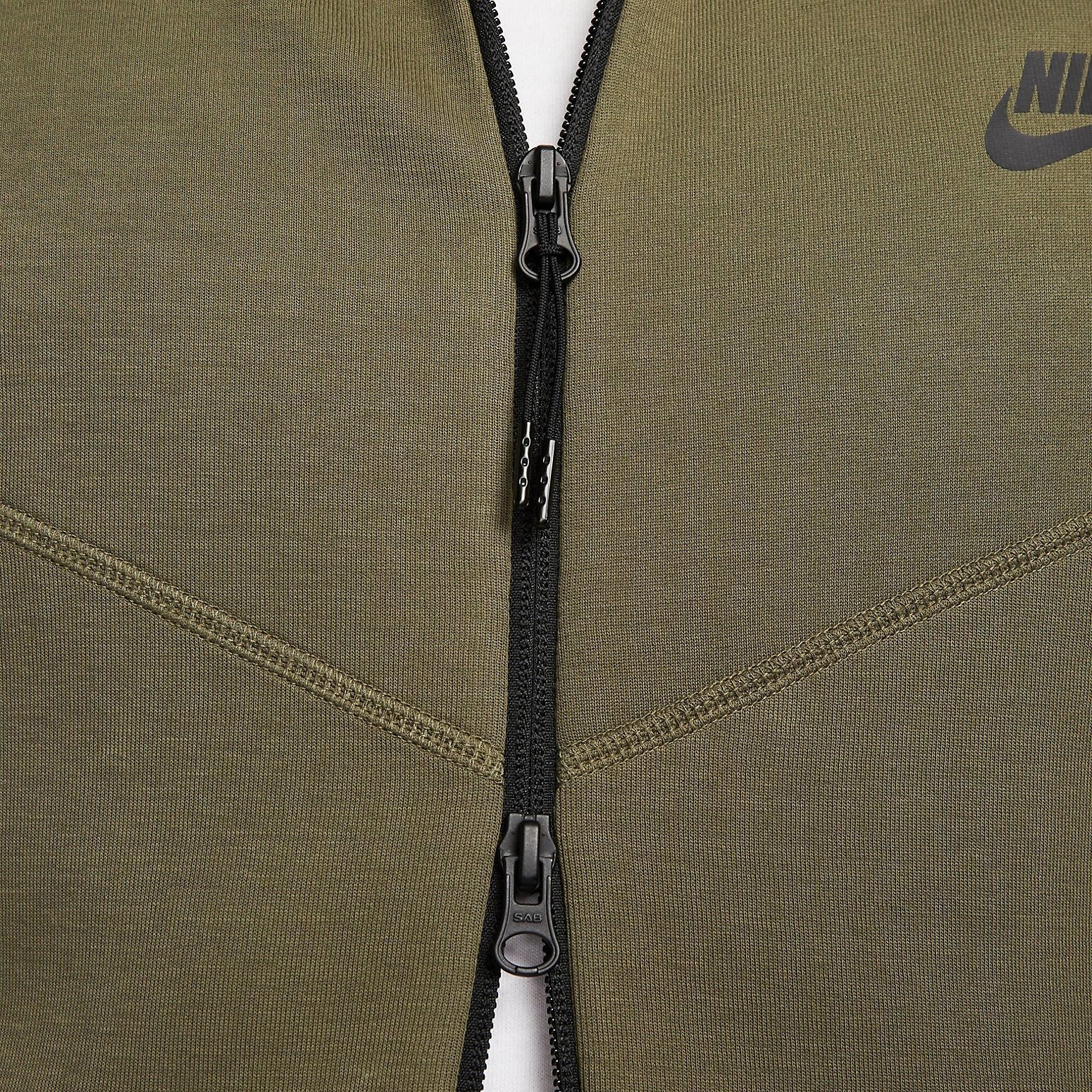 Nike Tech Fleece Full Zip Windrunner Jackets 'Olive Green' FB7922-222