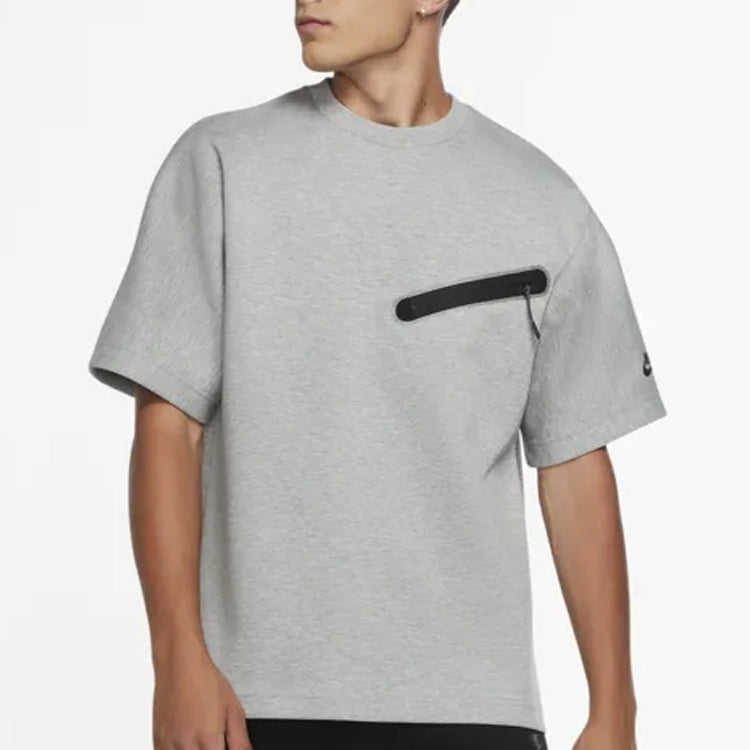 Nike Sportswear NSW TECH FLEECE Short Sleeve dark grey Gray CZ3504-063