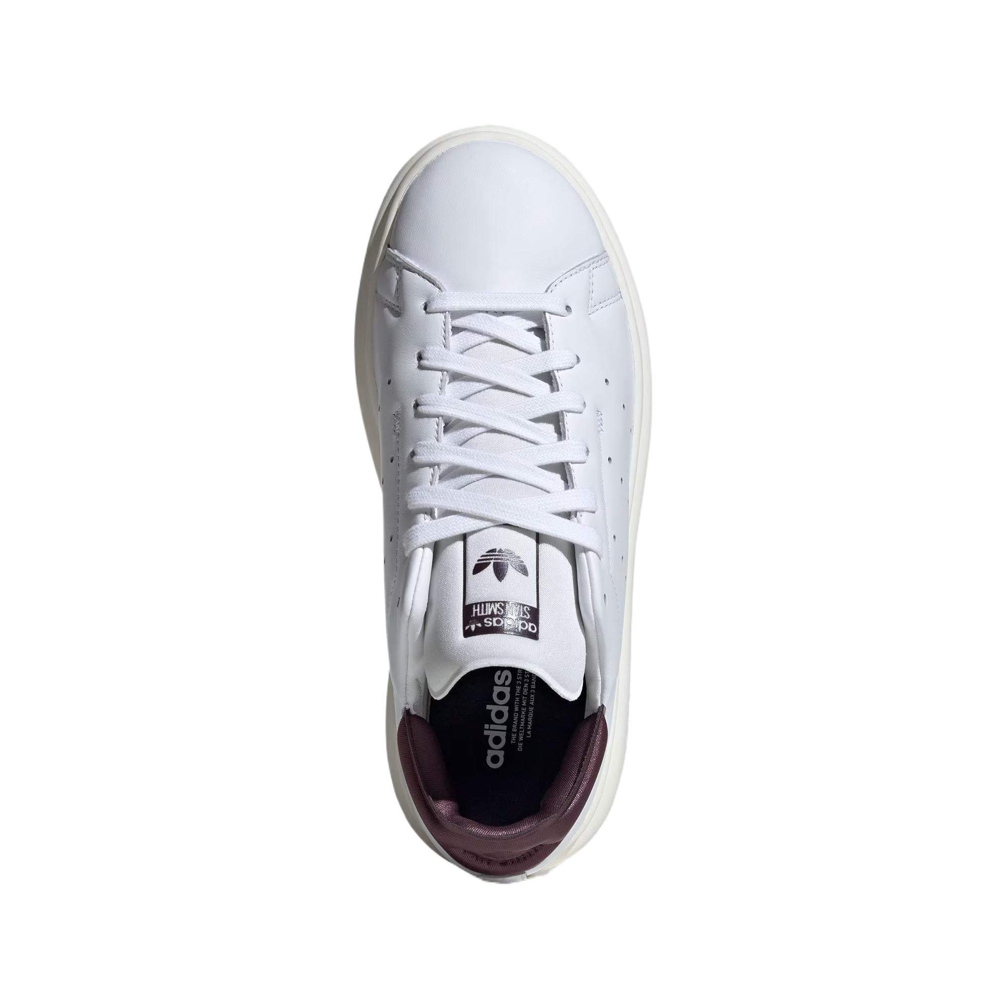 (WMNS) adidas Stan Smith PF 'White Burgundy' IF7012