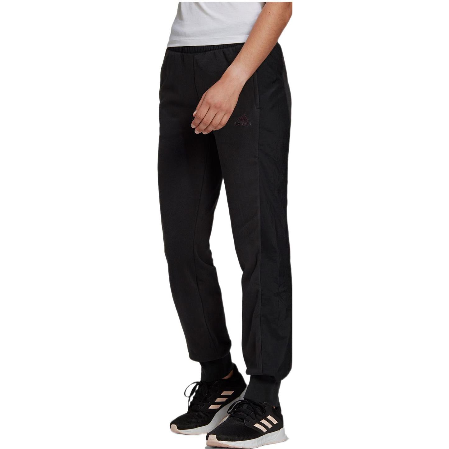 (WMNS) adidas Breathable Casual Pants 'Black' GD3812