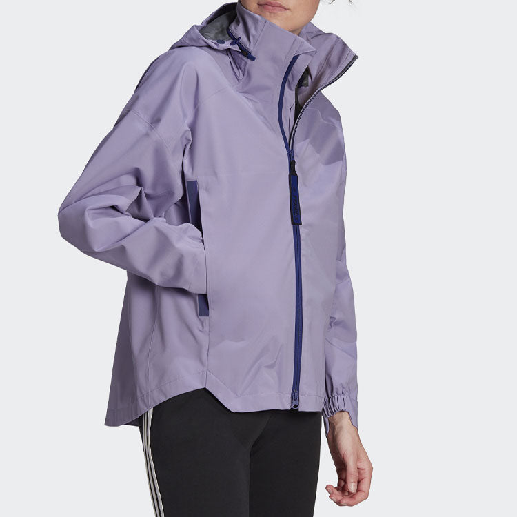 (WMNS) adidas Terrex CT MyShelter Rain.RDY Jacket 'Purple' H65705