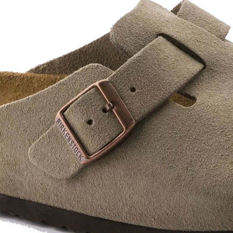 Boston SFB Taupe Suede Leather