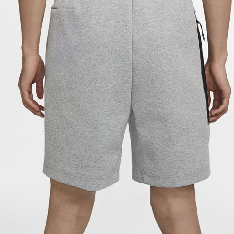 Nike Sportswear Tech Fleece Athleisure Casual Sports Knit Breathable Shorts Gray CU4504-063