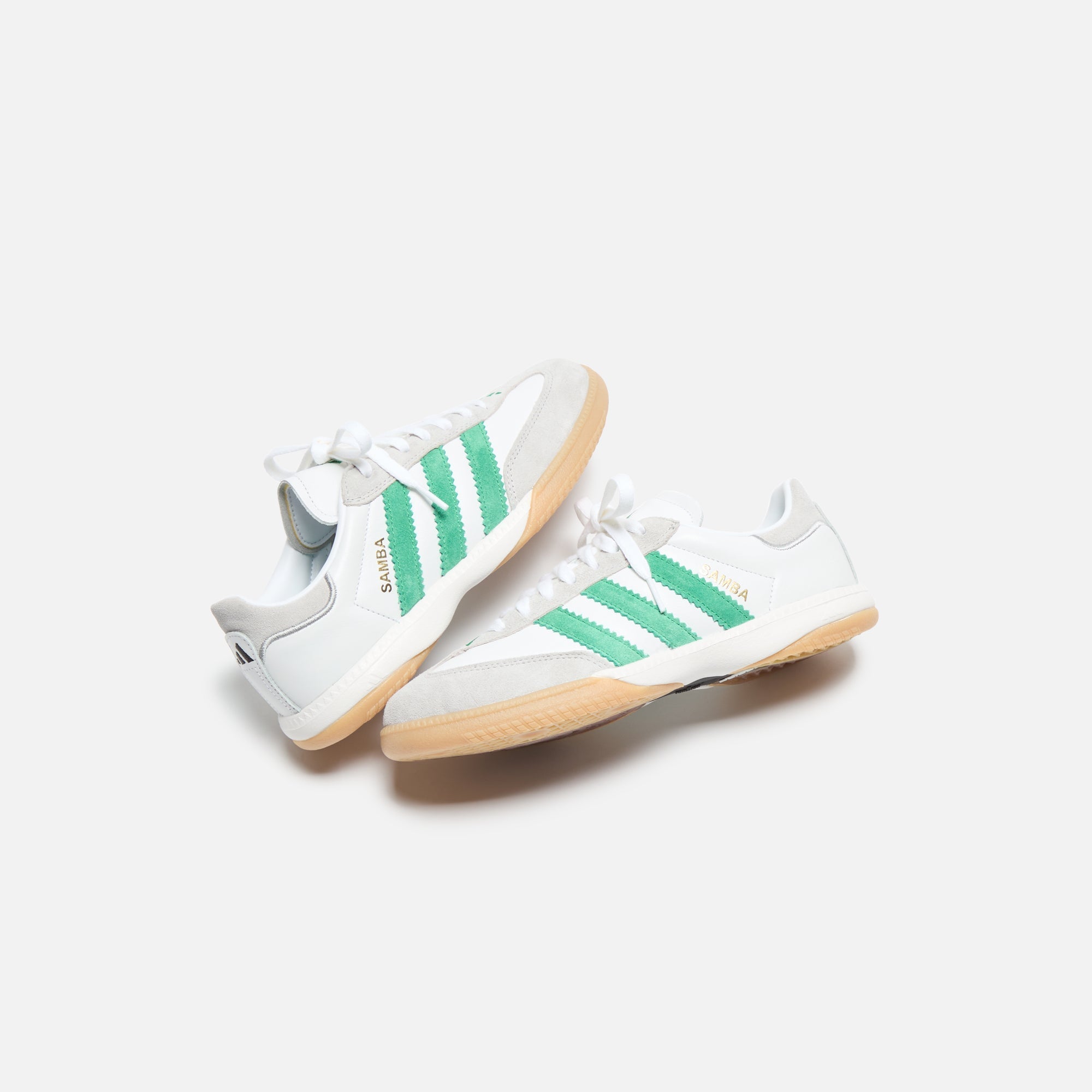 adidas Samba MN - White / Green / Gum 3