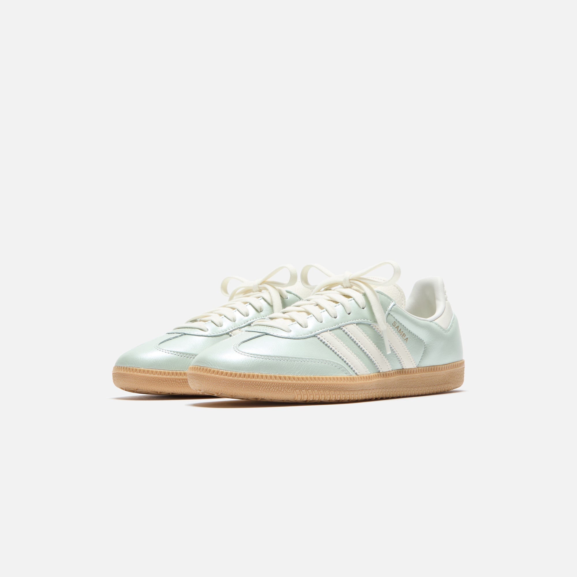 adidas WMNS Samba OG - Linen Green Metallic / Off White / Cyber Metallic