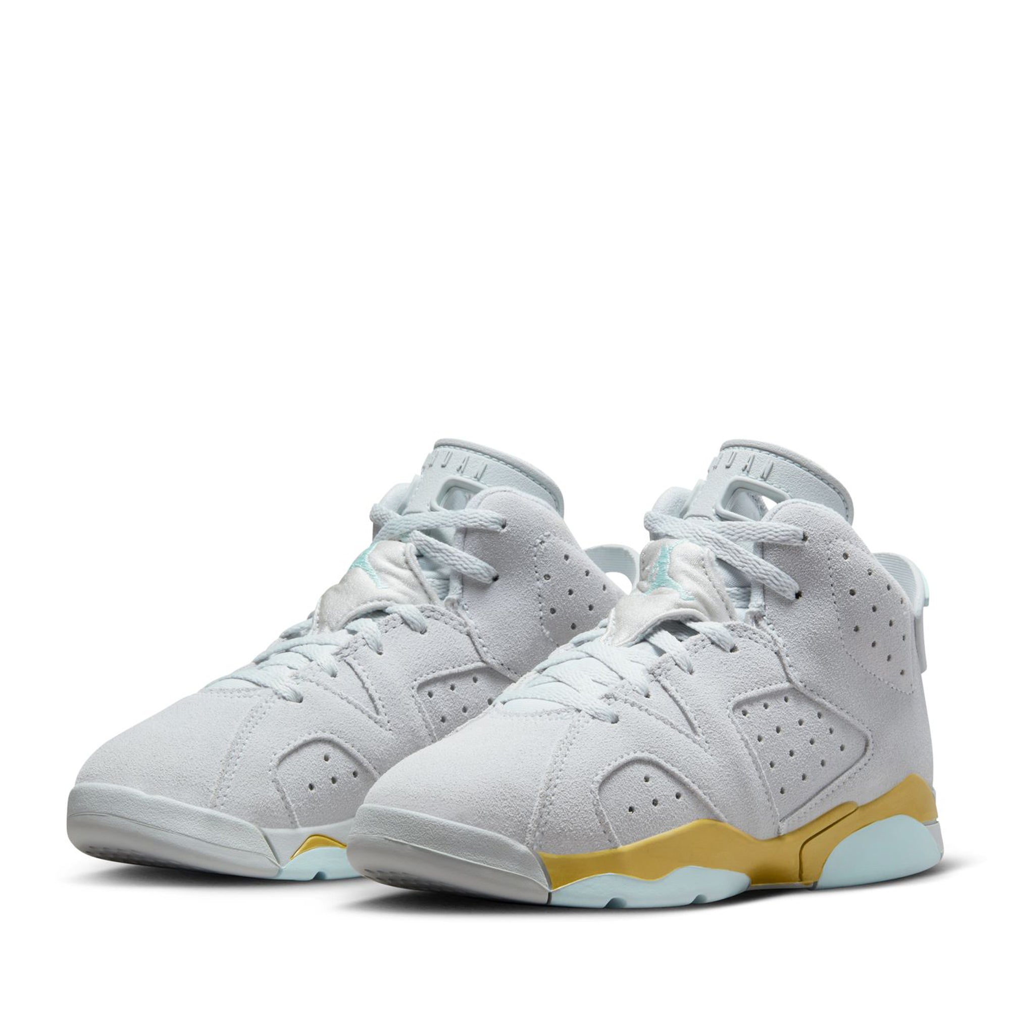 Jordan 6 Retro (PS) - Pure Platinum/Glacier Blue