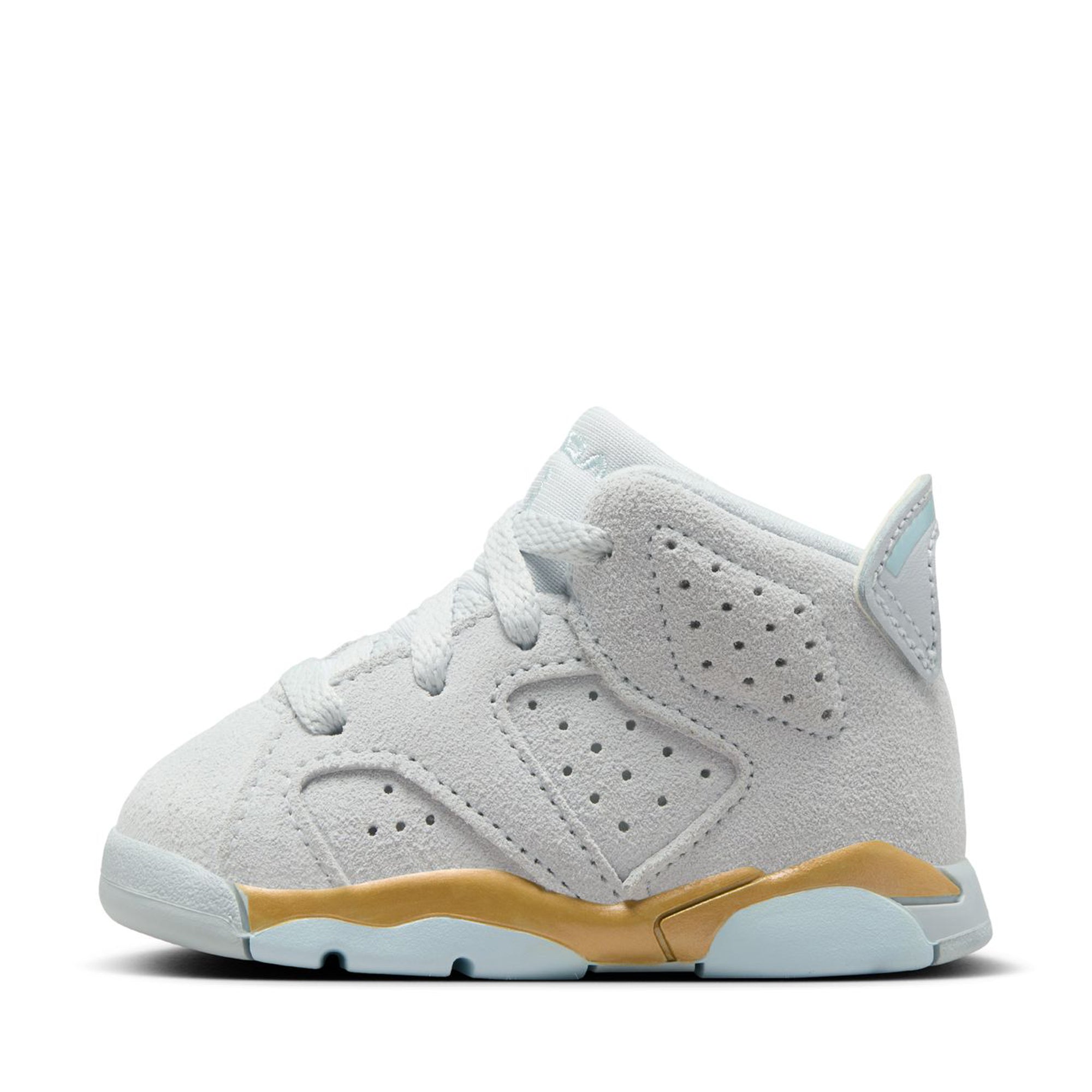 Jordan 6 Retro (TD) - Pure Platinum/Glacier Blue