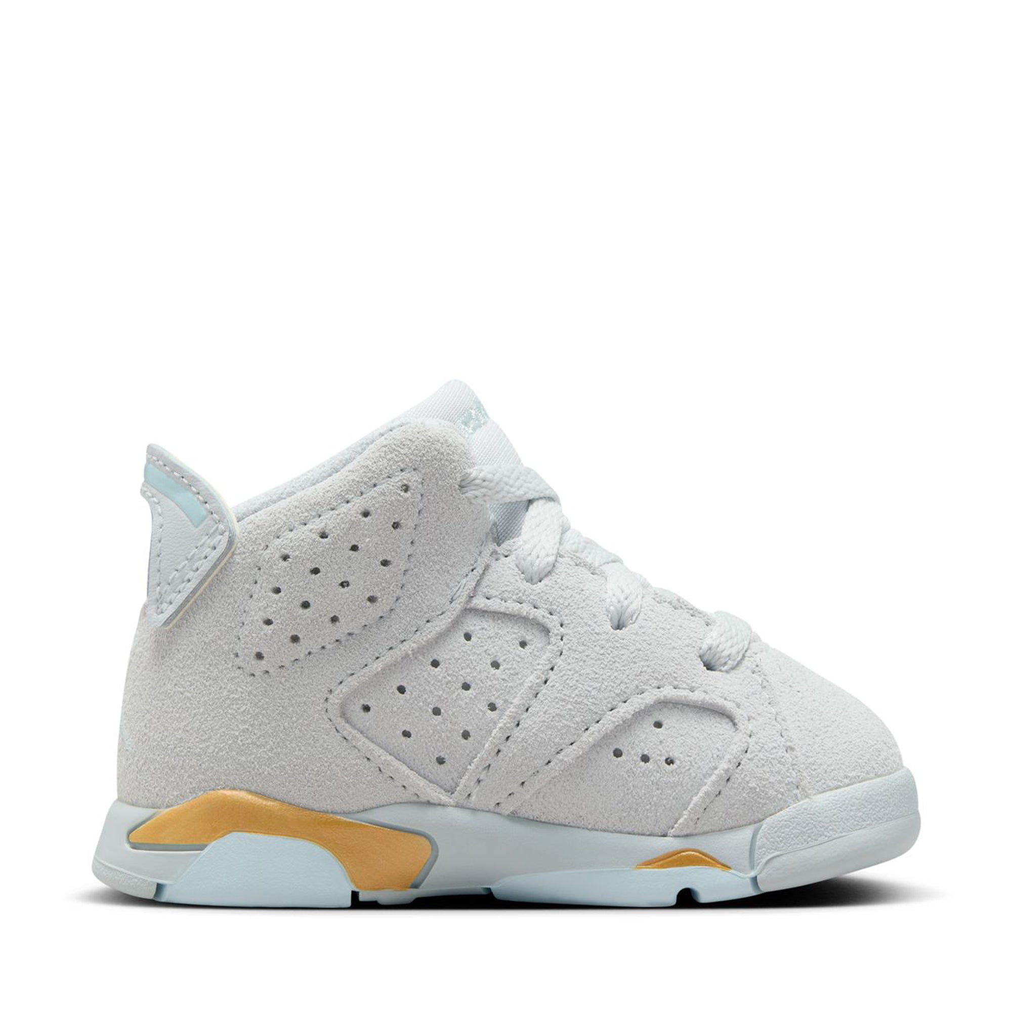 Jordan 6 Retro (TD) - Pure Platinum/Glacier Blue