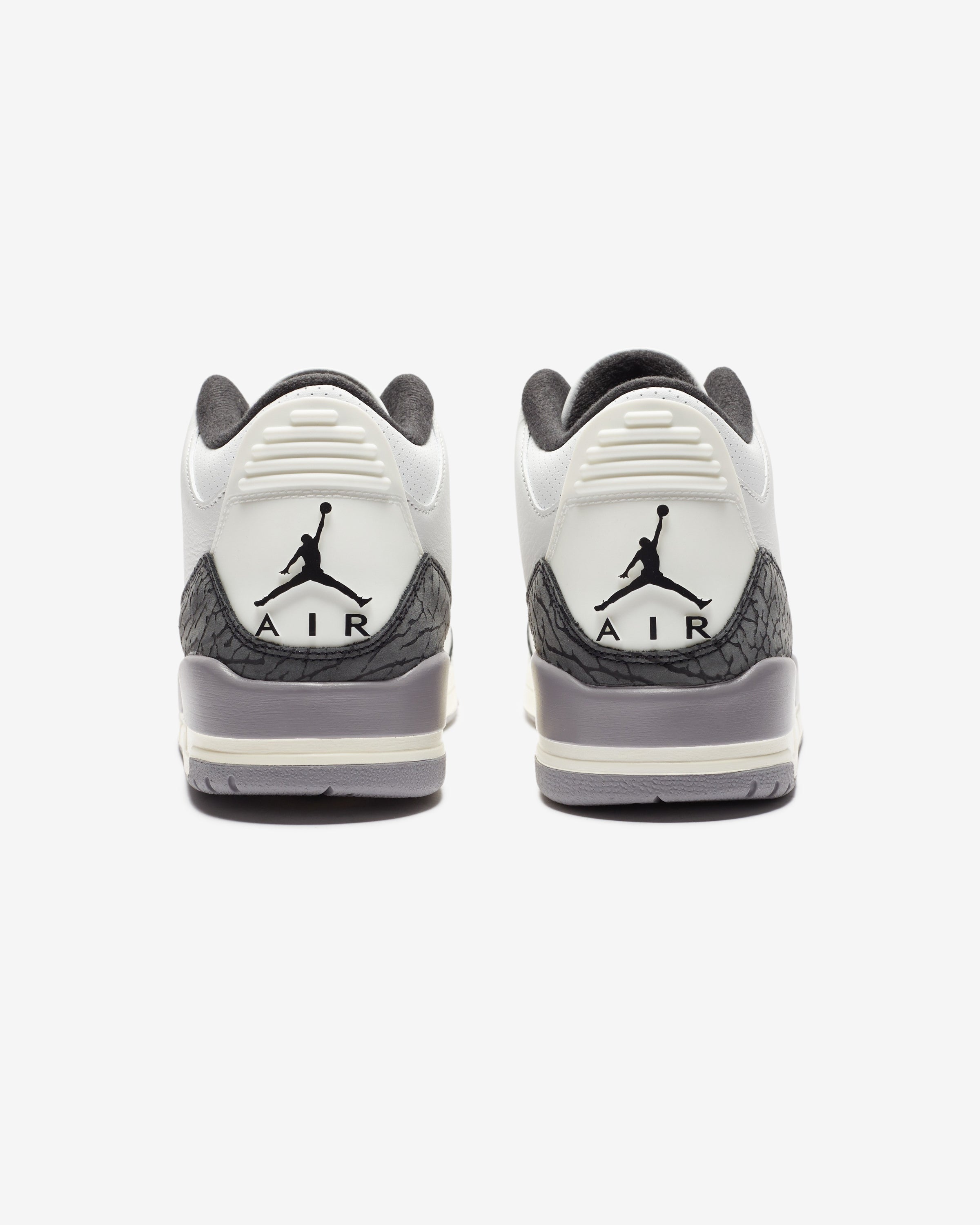 JORDAN AJ 3 RETRO - SUMMITWHITE/ FIRERED/ CEMENTGREY