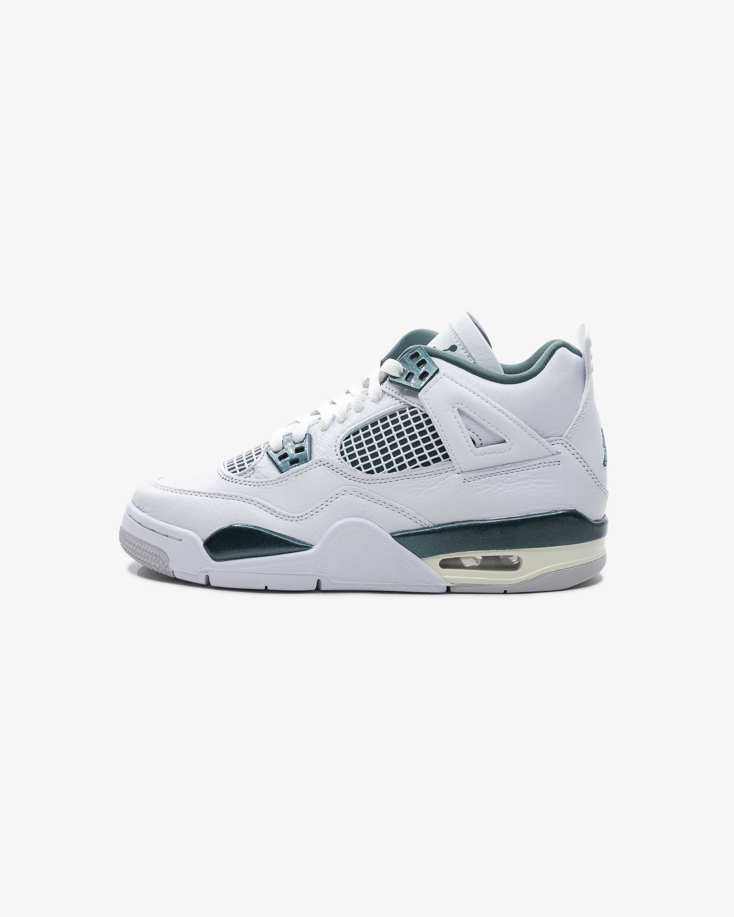 JORDAN GS AJ 4 RETRO - WHITE/ OXIDIZEDGREEN