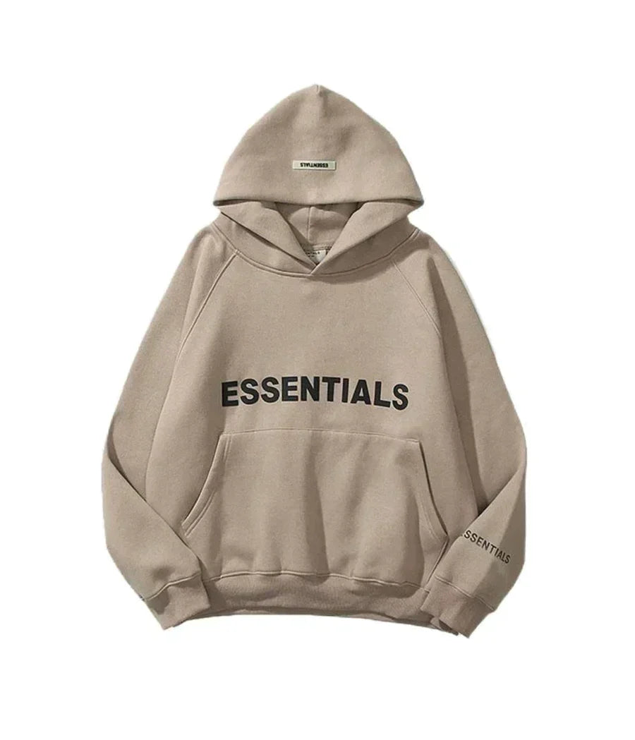 Fear of God Essentials 3D Silicon Applique Pullover Hoodie