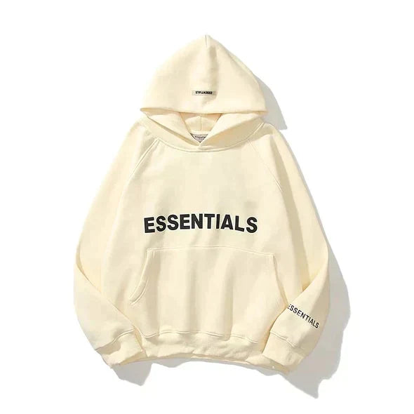 Fear of God Essentials 3D Silicon Applique Pullover Hoodie