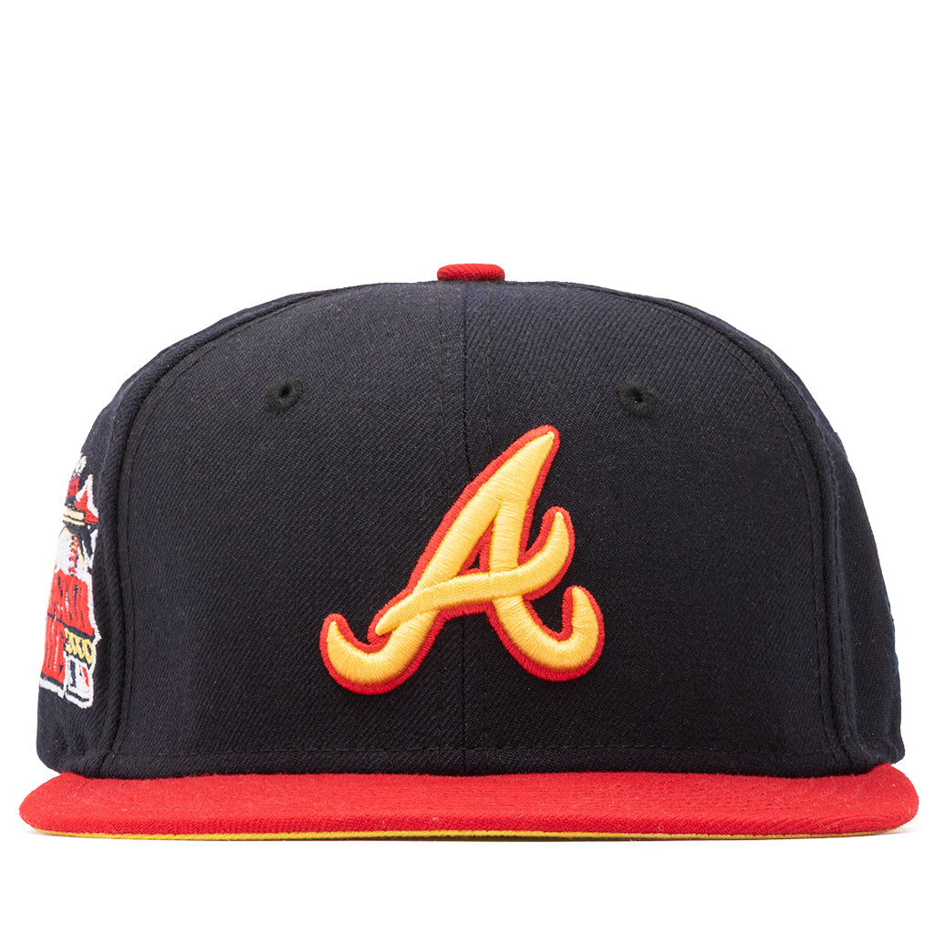 New Era x Politics Atlanta Braves 59FIFTY Fitted Hat - Navy/Red