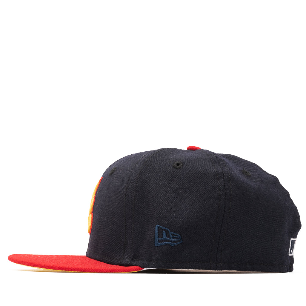 New Era x Politics Atlanta Braves 59FIFTY Fitted Hat - Navy/Red