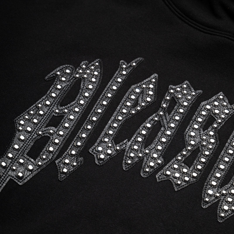 Pleasures Twitch Studded Hoodie - Black